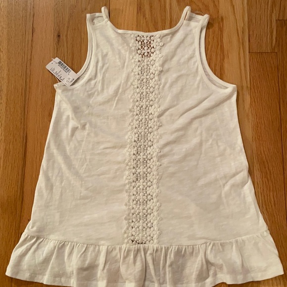 NWT Children’s Place Fancy Lace Tank L10/12 - Picture 2 of 5